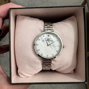 Kate Spade New York Silver-Tone Holland Mrs. Watch